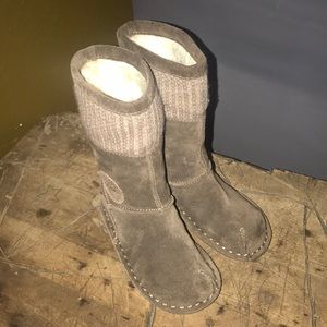 Little girls size 7 Clark leather boots